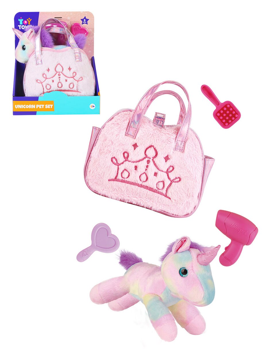 Set unicornio mascota juego de rol para niños 5