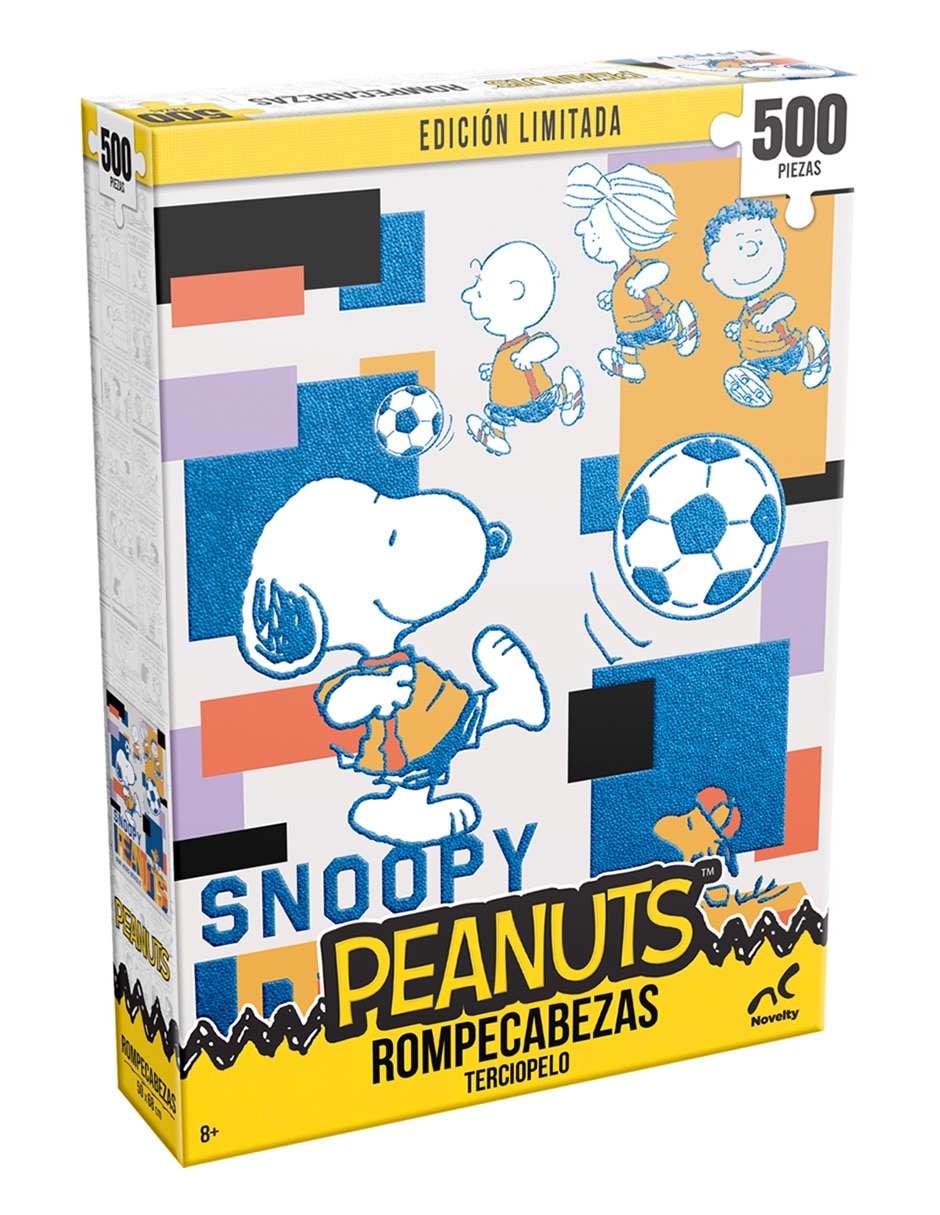 Rompecabezas Edición limitada Peanuts fútbol aterciopelado Novelty 500 piezas