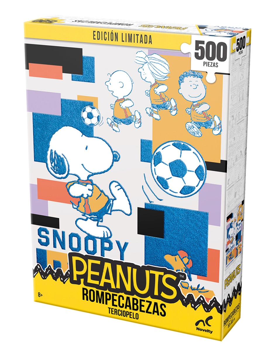 Rompecabezas Edición limitada Peanuts fútbol aterciopelado Novelty 500 piezas