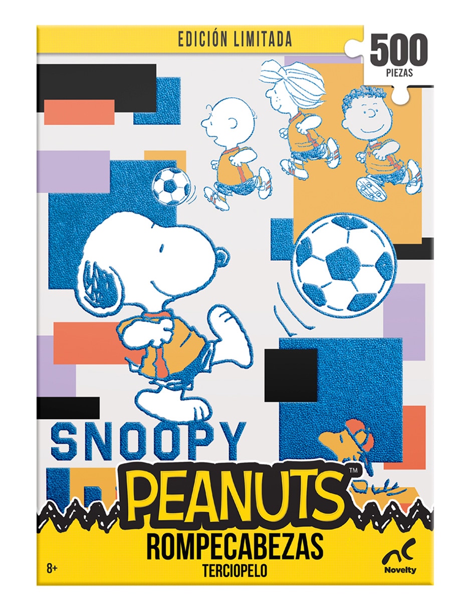 Rompecabezas Edición limitada Peanuts fútbol aterciopelado Novelty 500 piezas