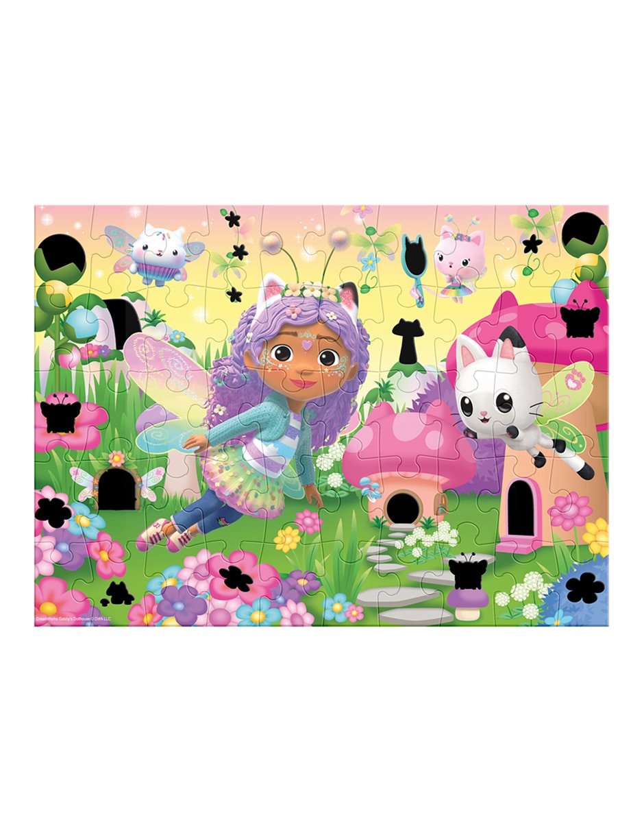 Rompecabezas infantil Frota y descubre Gabby´s Dollhouse 50 piezas 9