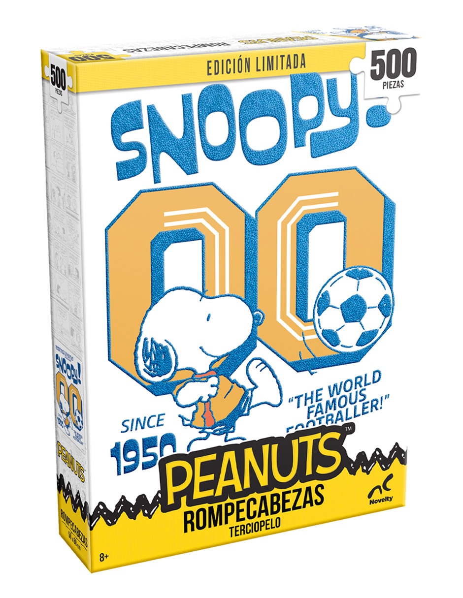 Rompecabezas Edición limitada Peanuts Futbol II aterciopelado Novelty 500 piezas