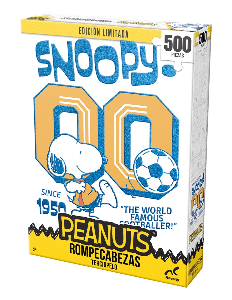 Rompecabezas Edición limitada Peanuts Futbol II aterciopelado Novelty 500 piezas
