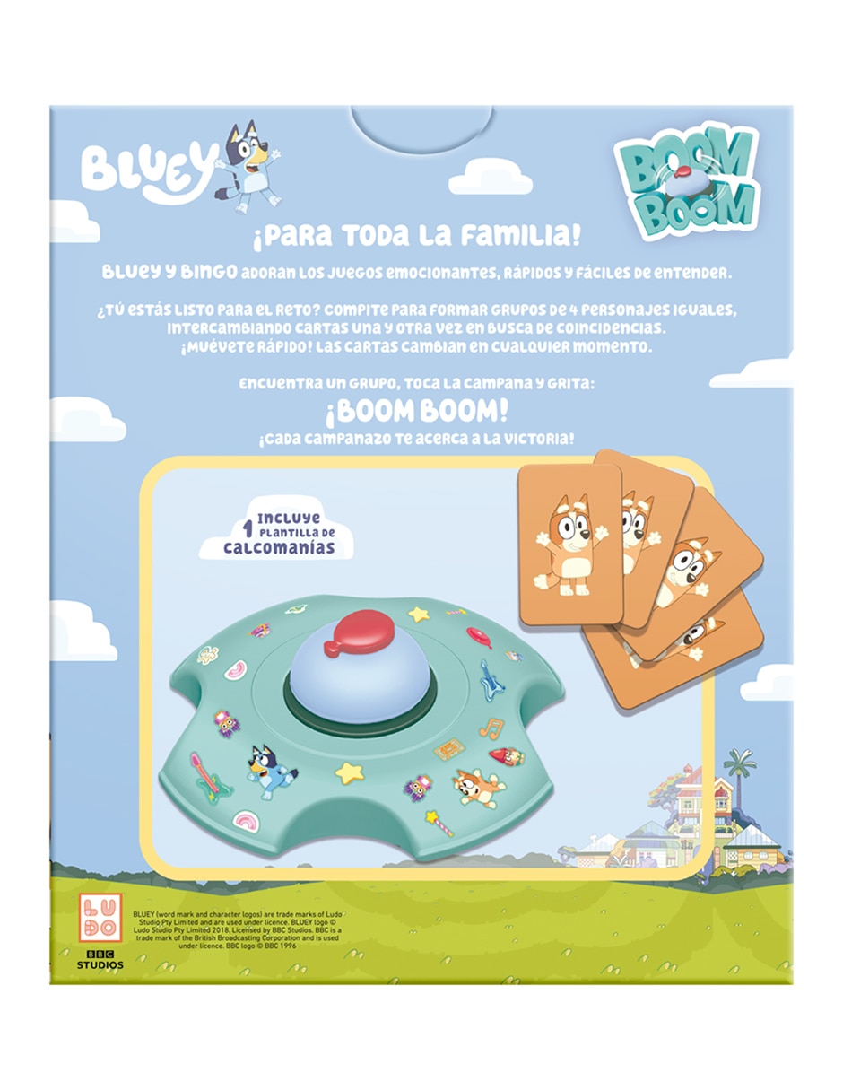 Juego de mesa Boom Boom Bluey Bluey Novelty Juegos de Mesa
