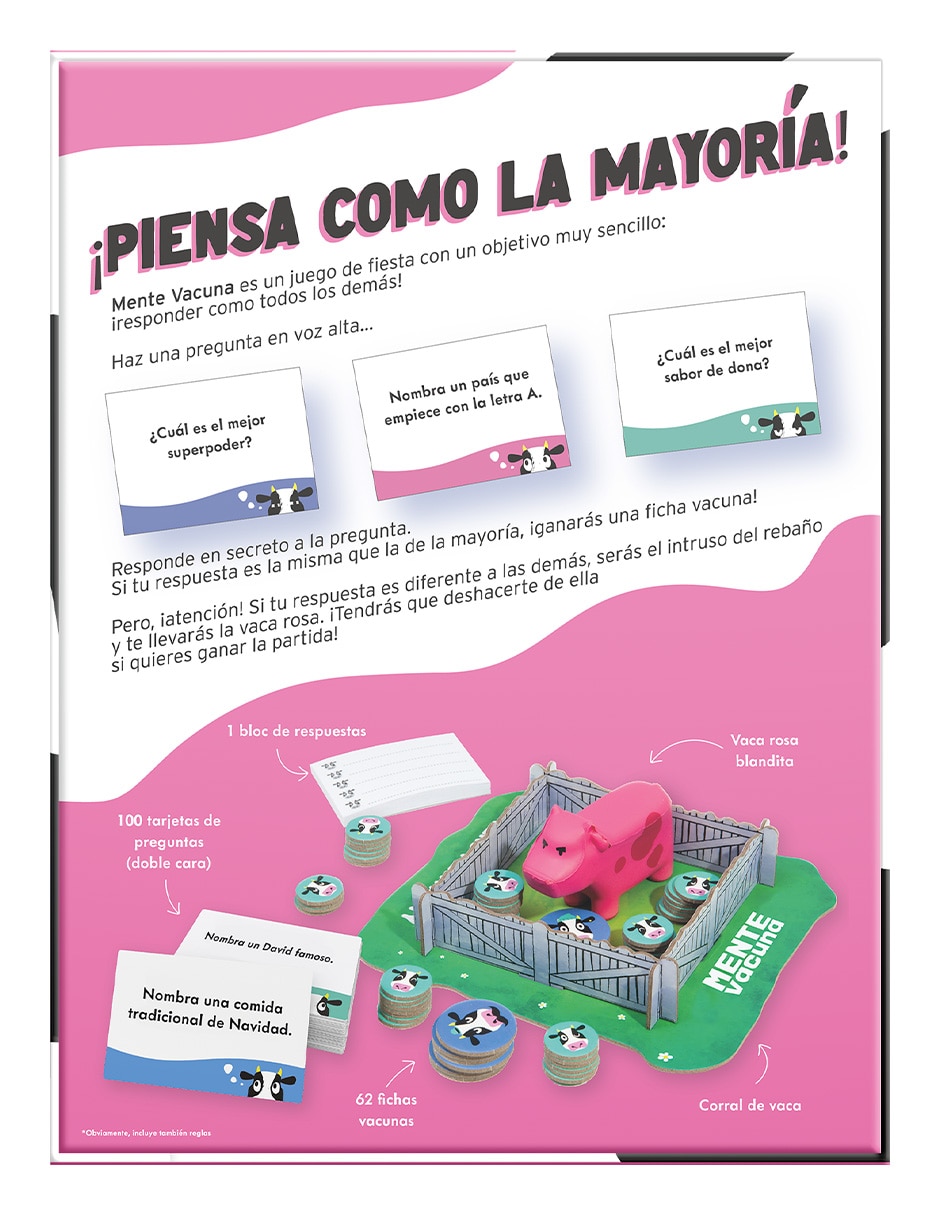 Juego de mesa Mente vacuna Novelty Juegos de Mesa