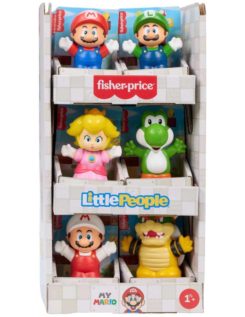 Paquete de figuras mario bros little people "de" mario bros