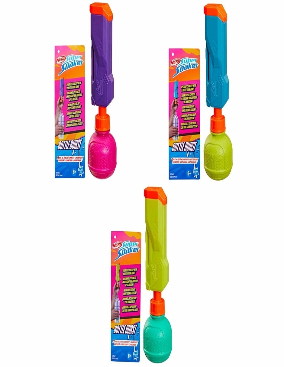 Lanzador De Agua Nerf Supersoaker Super Soaker Bottle Burst