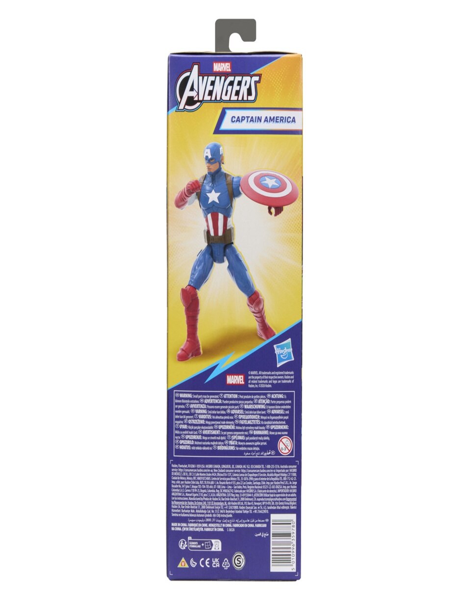 Figura de acción artículada : Avengers Capitán América Titan Hero 10