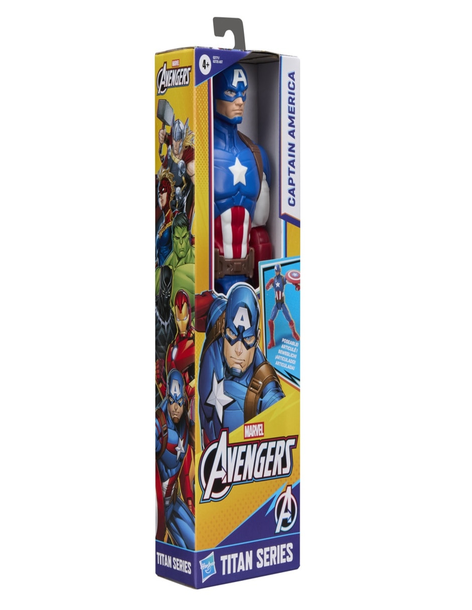 Figura de acción artículada : Avengers Capitán América Titan Hero 2