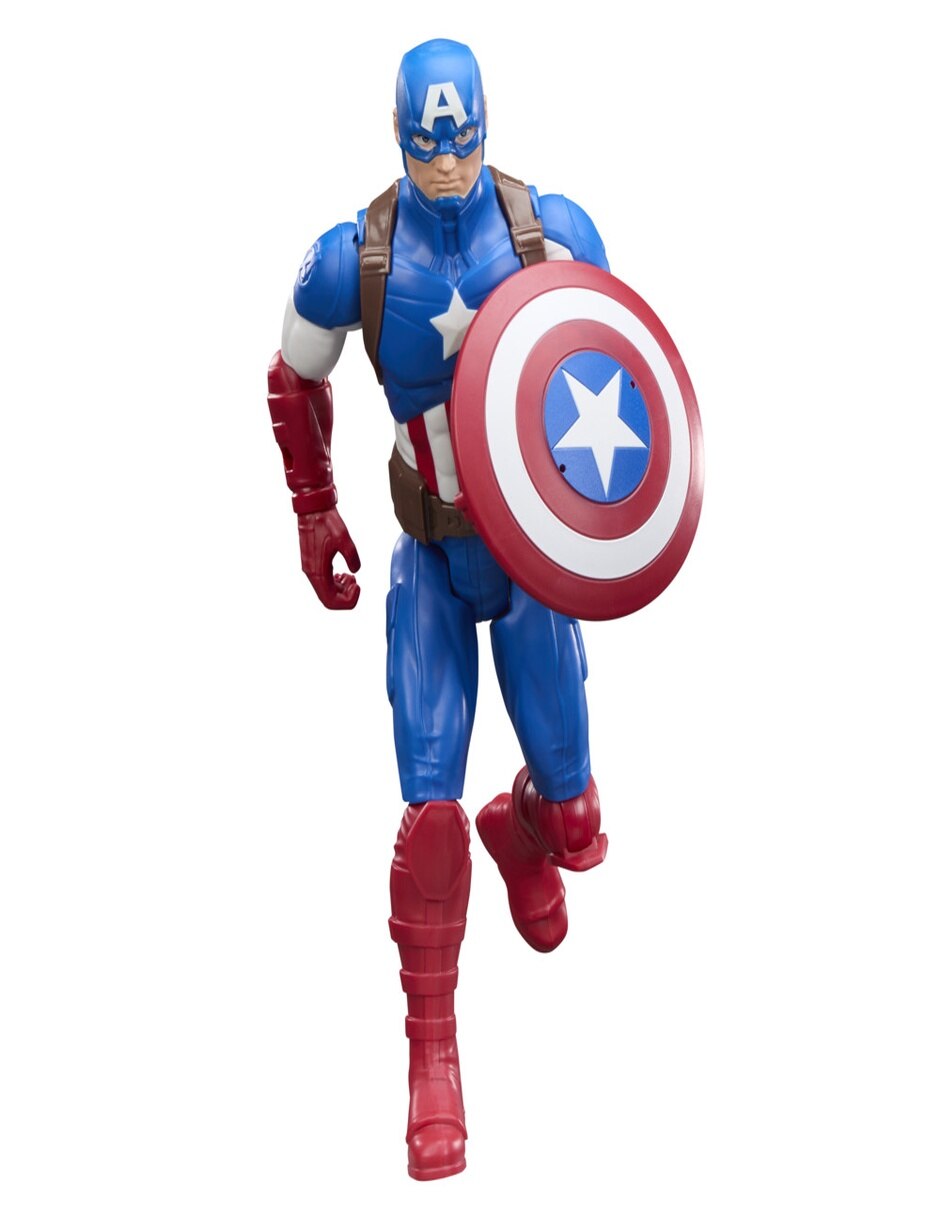 Figura de acción artículada : Avengers Capitán América Titan Hero 9