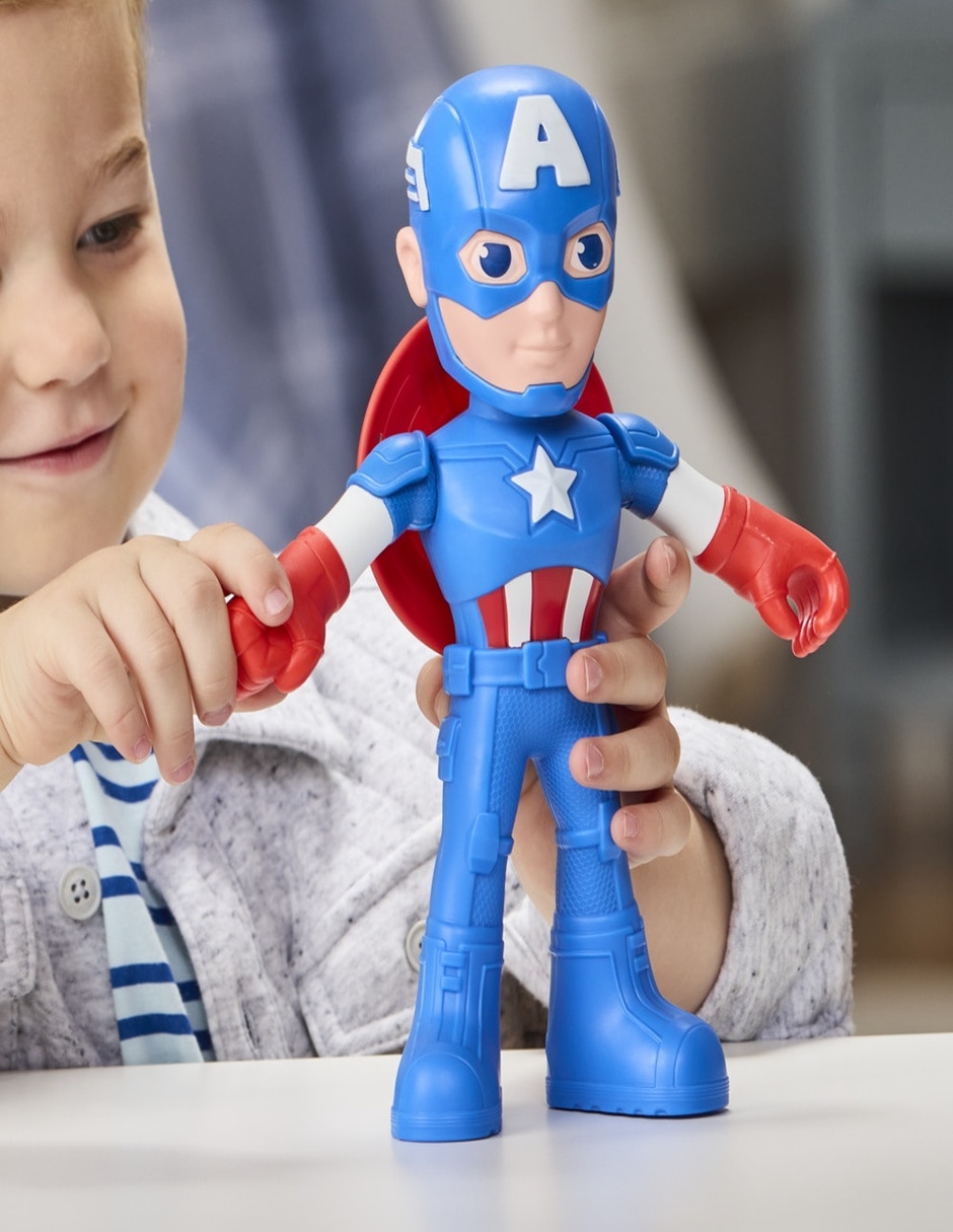 Figura de acción artículada Spidey and his amazing friends Steve Rogers/Captain America 2