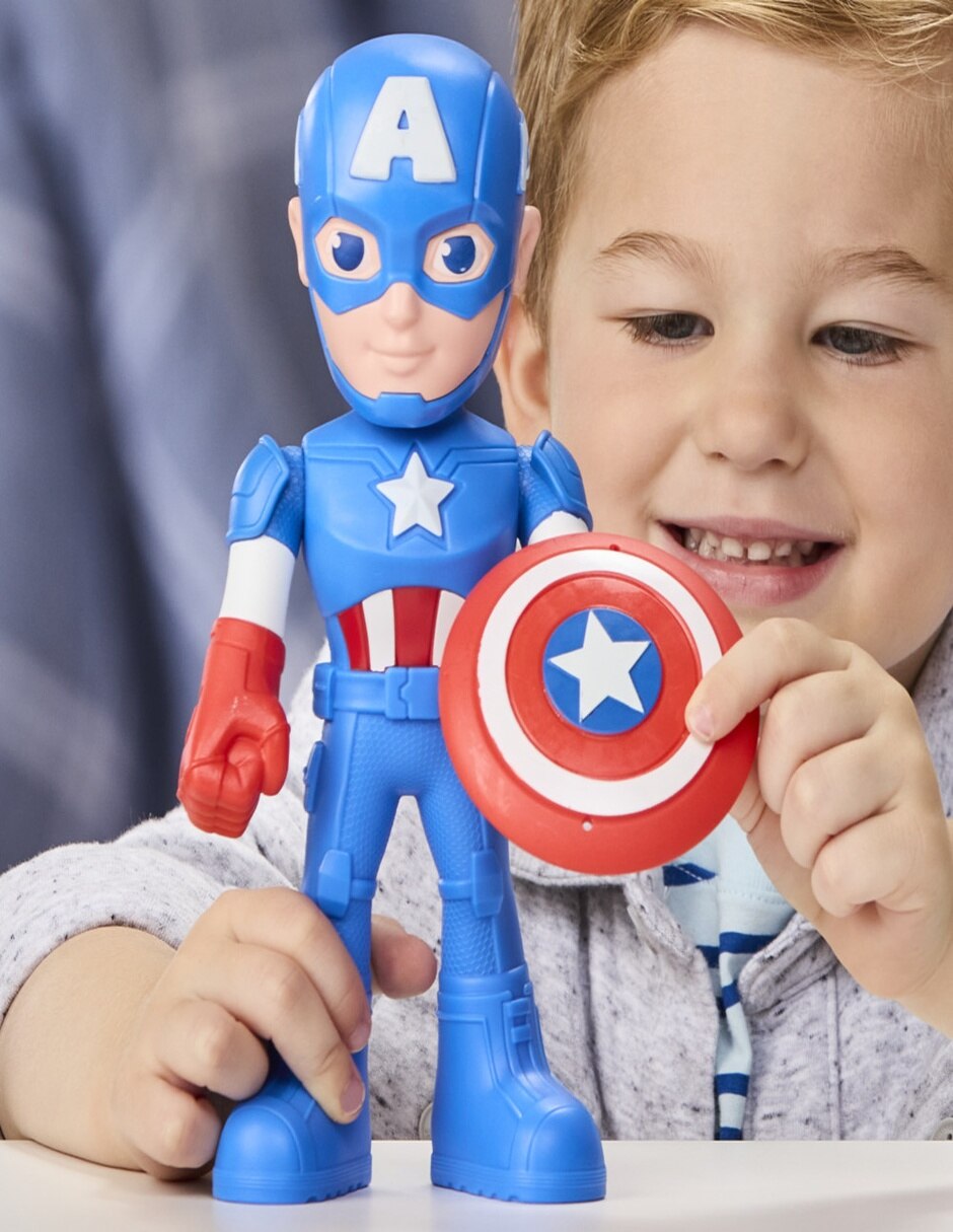 Figura de acción artículada Spidey and his amazing friends Steve Rogers/Captain America 8