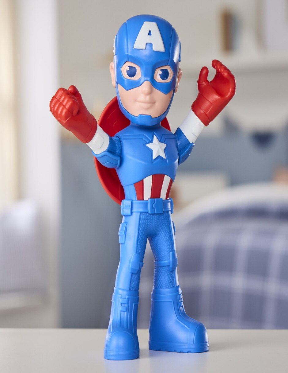 Figura de acción artículada Spidey and his amazing friends Steve Rogers/Captain America 4