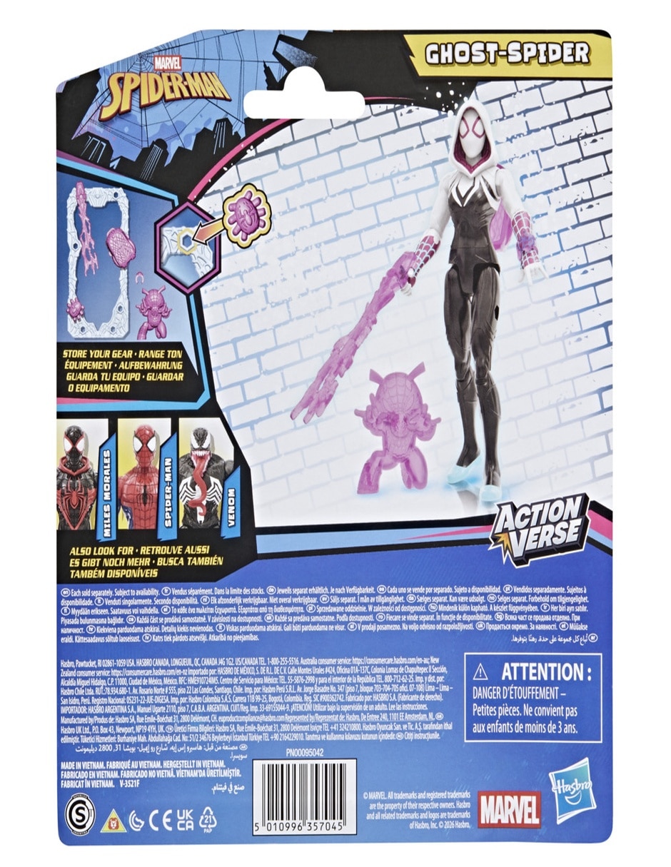 Figura de acción articulada Marvel Spider-Man Ghost Spider estándar Marvel