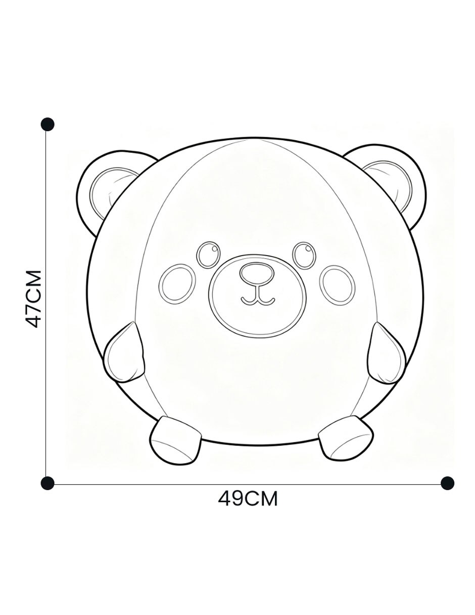 Peluche de de oso de 47 cm 6