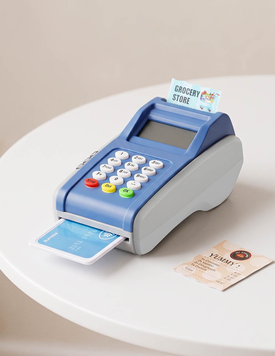 Electronic Pos Terminal juego de rol para niños 3