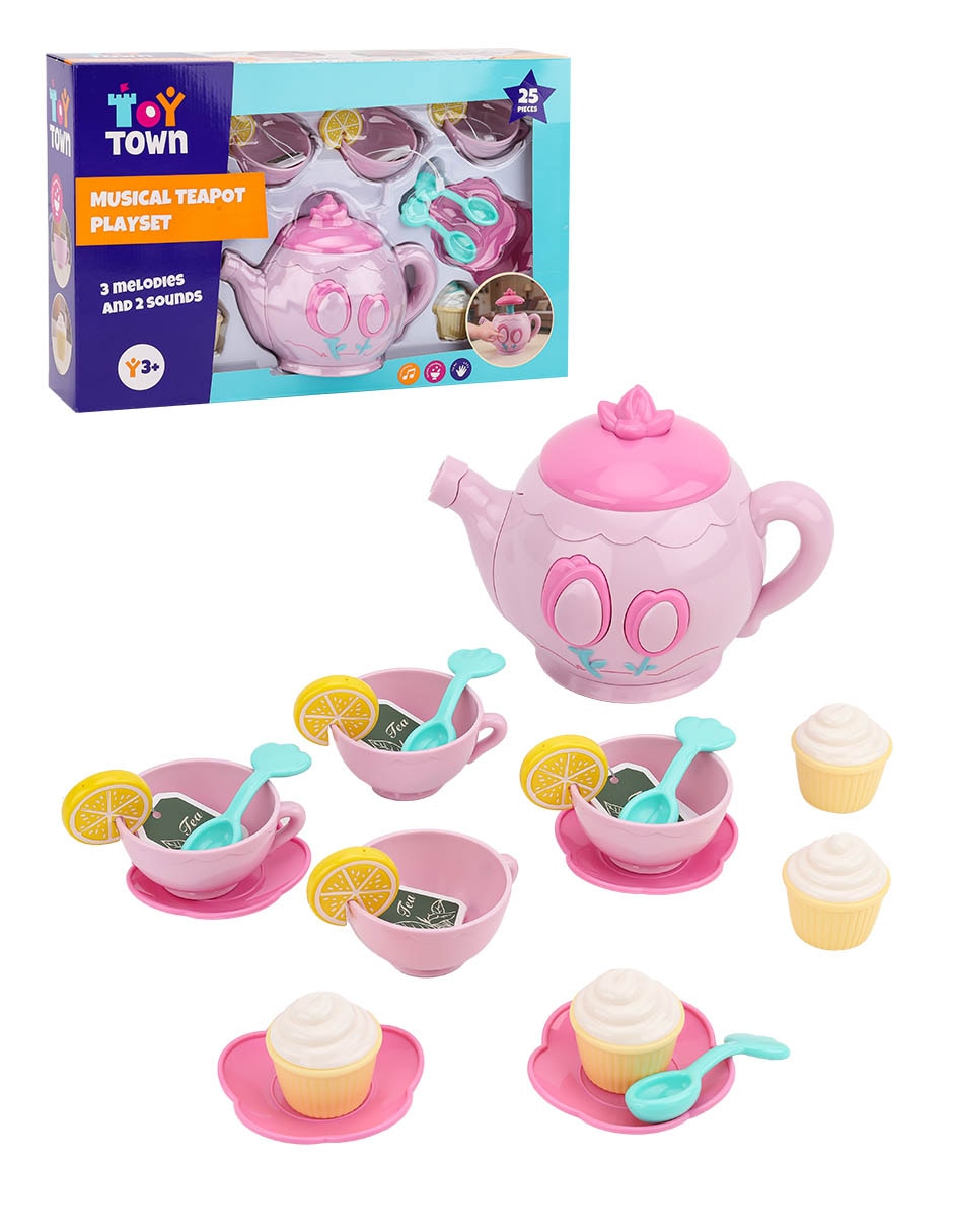 Musical teapot playset juego de rol cocina