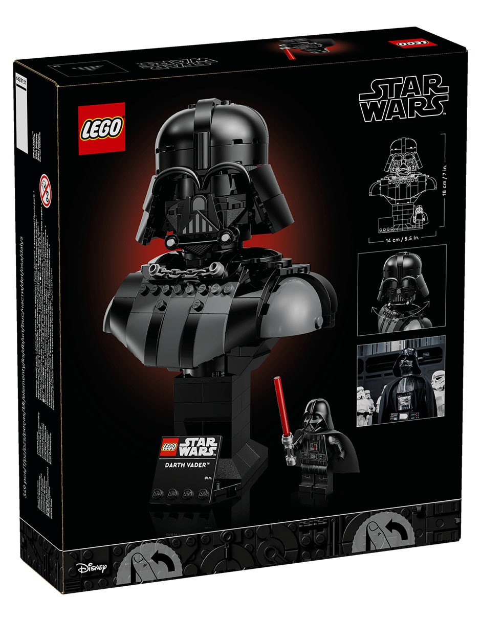 Set construcción lego  busto dart vader  75439 star wars tm 5