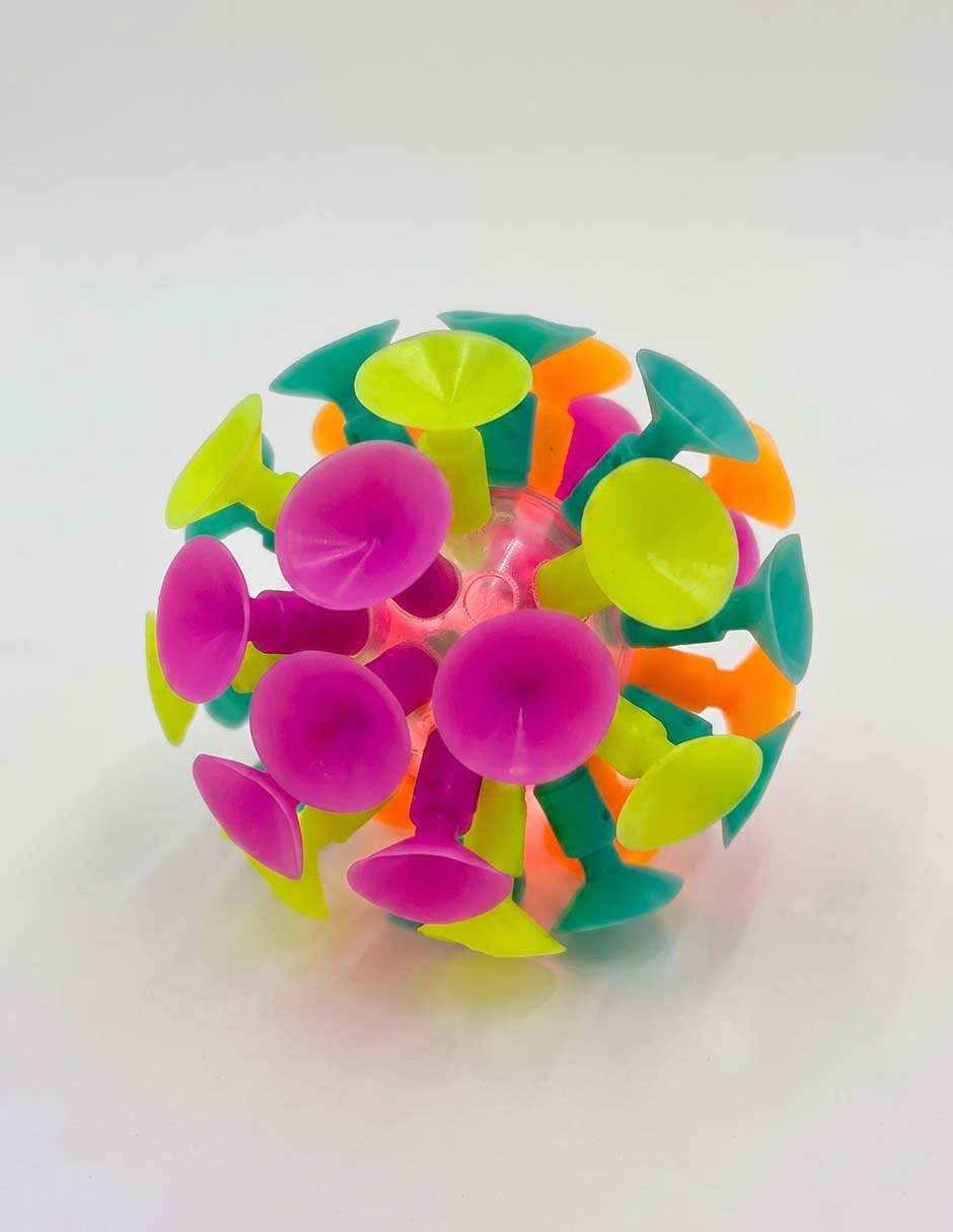 Bola de succión iluminada