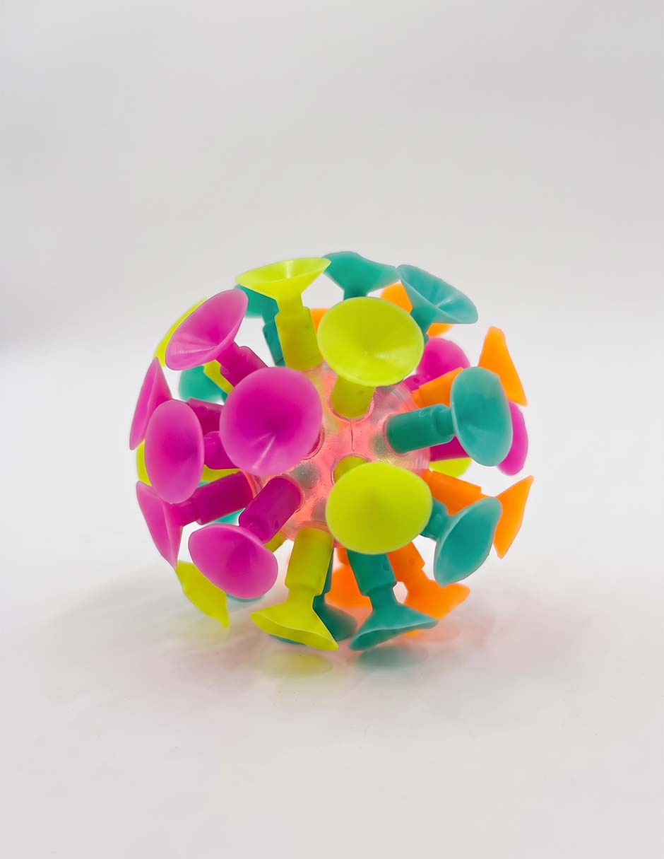 Bola de succión iluminada