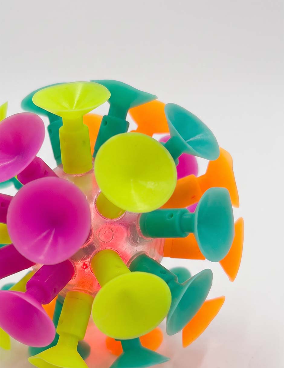 Bola de succión iluminada