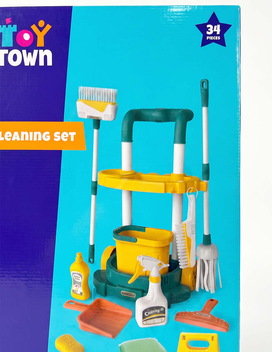 Kit de limpieza juego de rol para niños 4