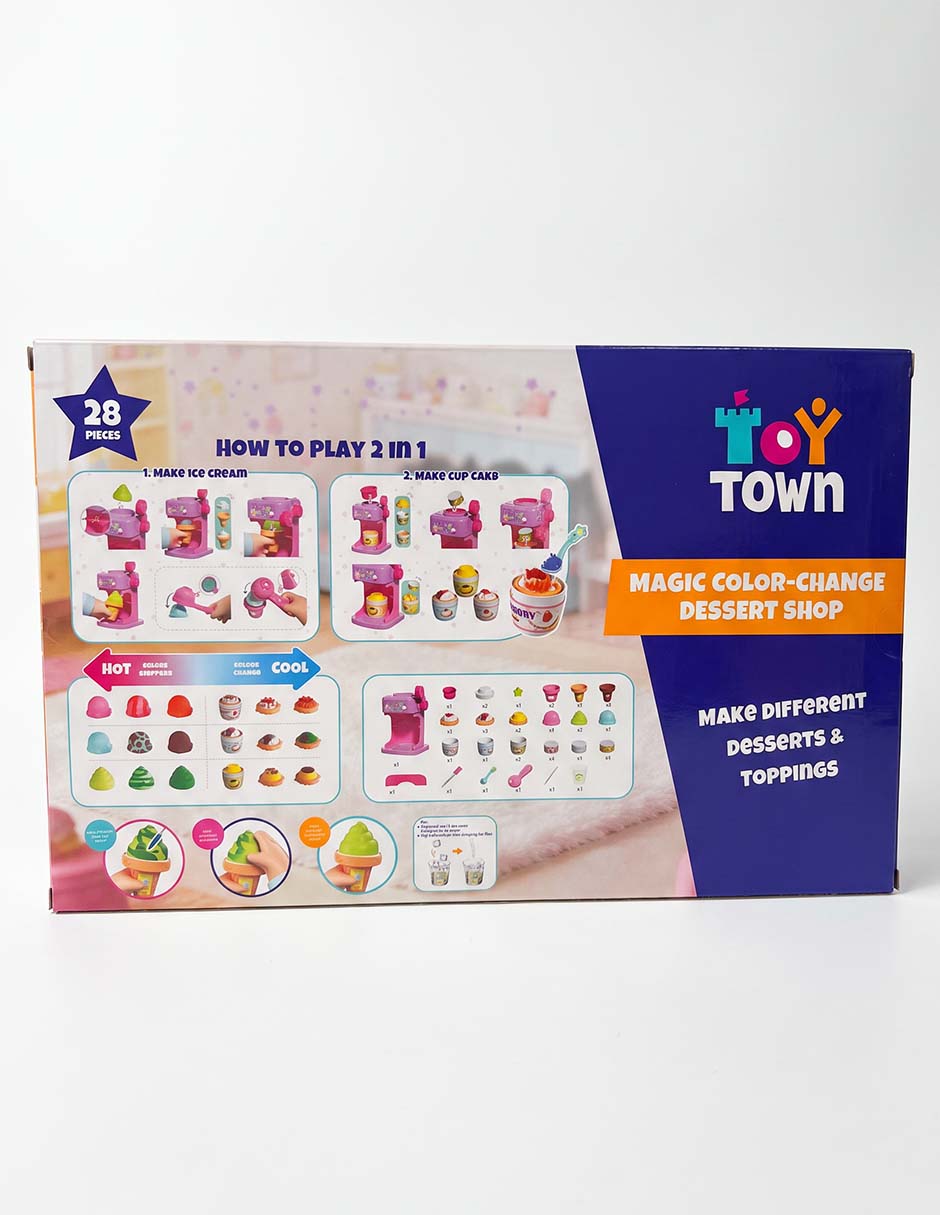 Máquina de postres cambia de color juego de rol para niños 2