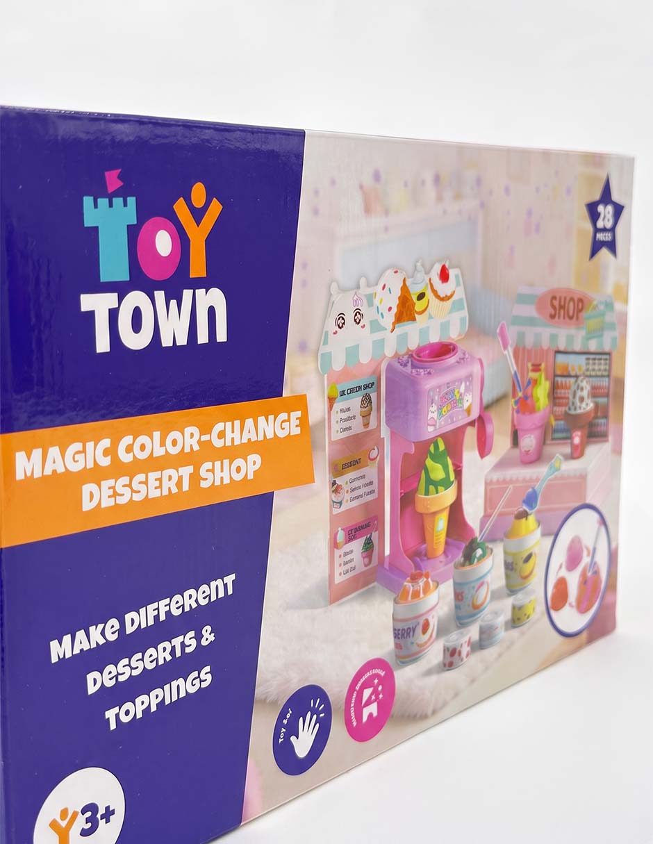 Máquina de postres cambia de color juego de rol para niños 3