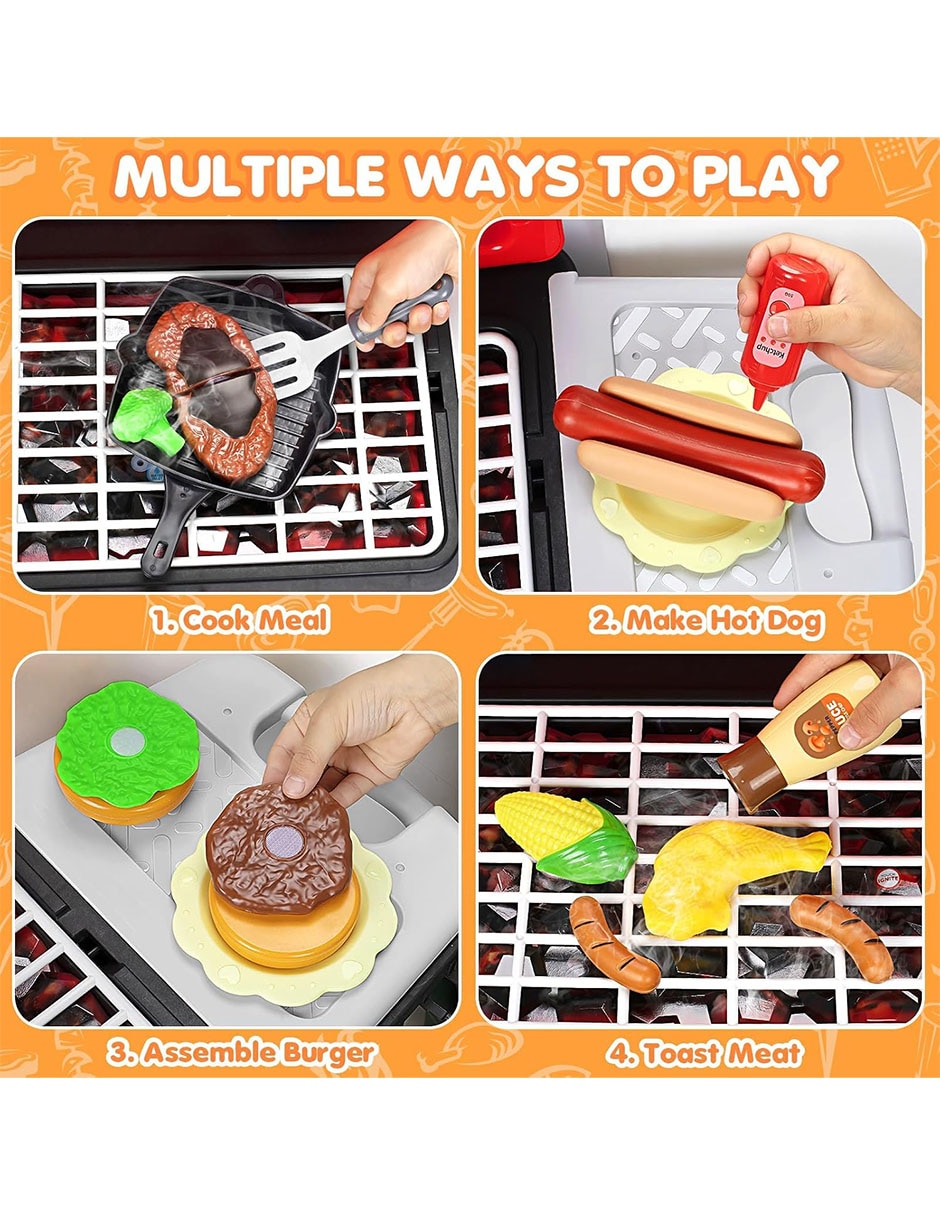 Spray Bbq Grill Juego de Rol para niños 4