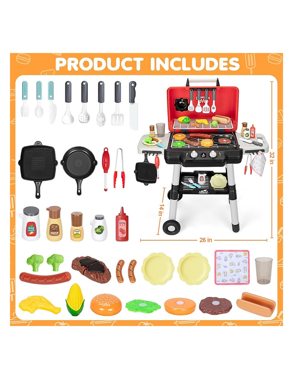 Spray Bbq Grill Juego de Rol para niños 7