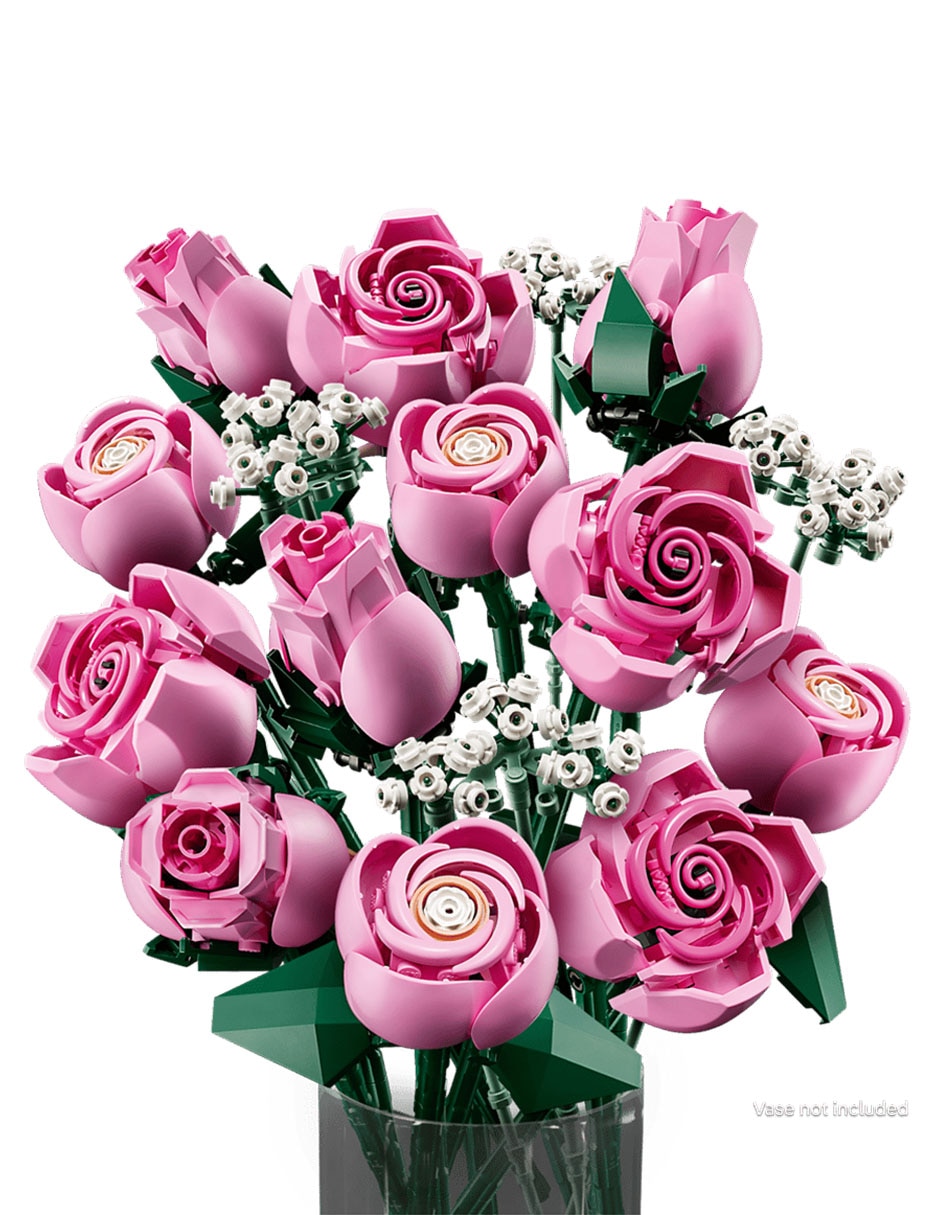 Set construcción lego botanicals ramo de rosas rosadas flores Set construcción lego botanicals ramo de rosas rosadas flores