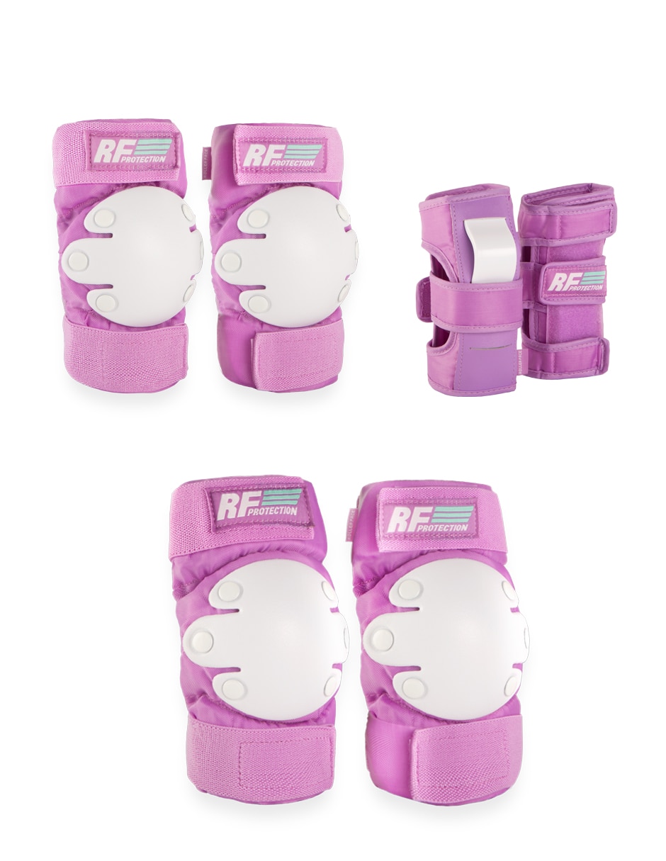 Set de protectores rollerface de patinaje infantil