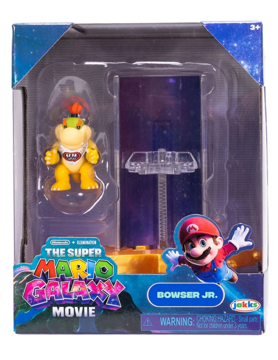 Set figuras acción The Super Mario Galaxy movie Bowser Jr. 2