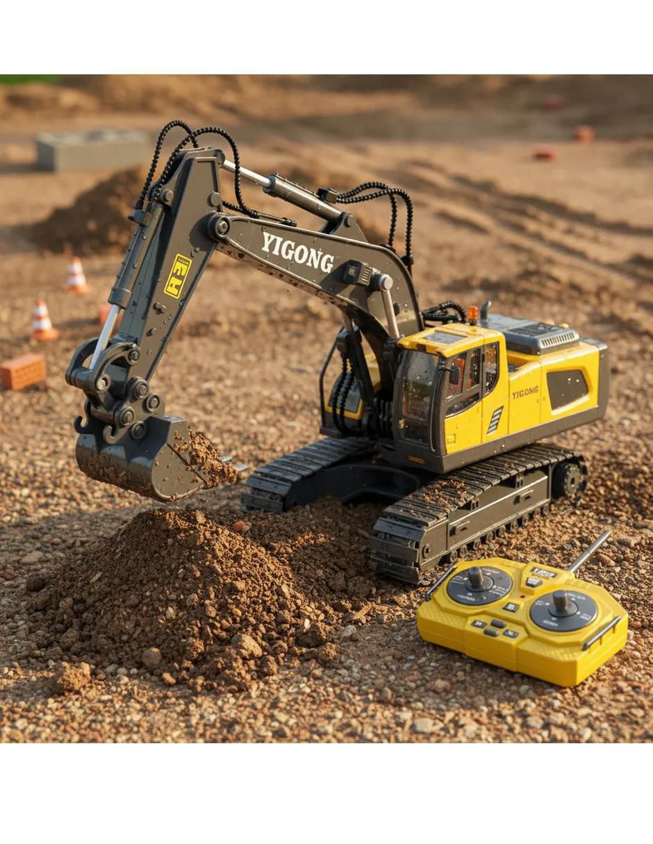 Excavadora a control remoto Mr. Gadgets