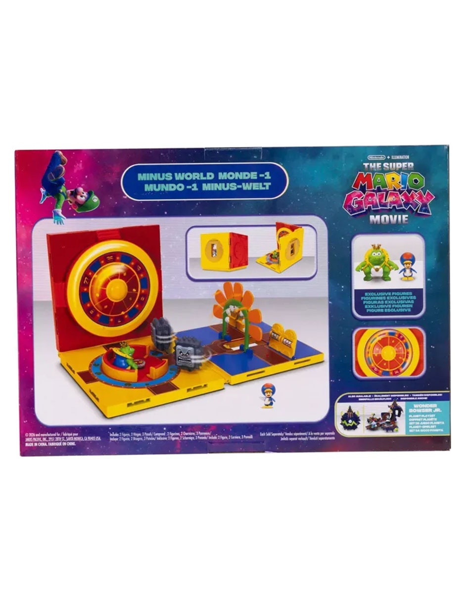 Figura de acción Super Mario Galaxy Movie con movimiento 3