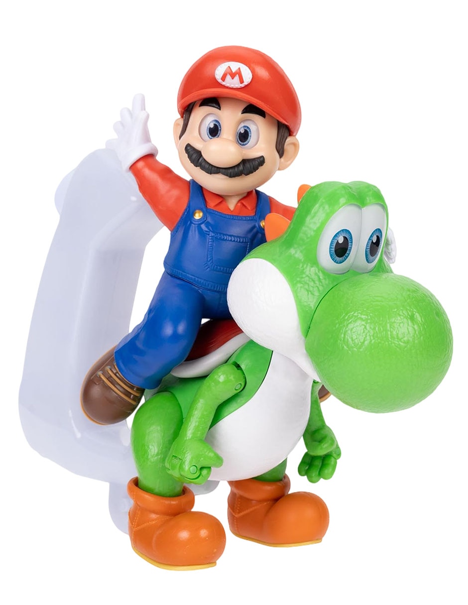 Figura de acción articulada The Super Mario Galaxy movie Mario y Yoshi