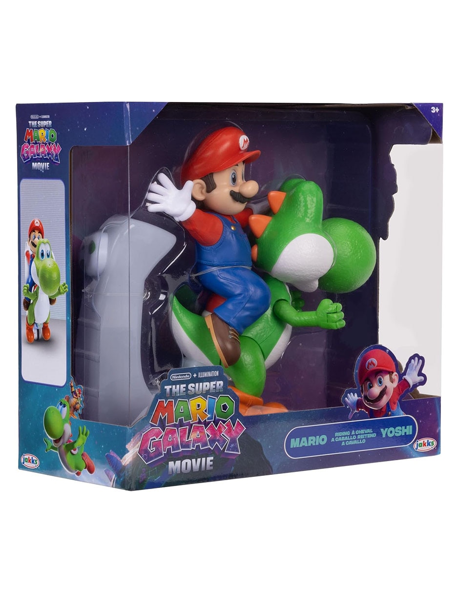 Figura de acción articulada The Super Mario Galaxy movie Mario y Yoshi 2