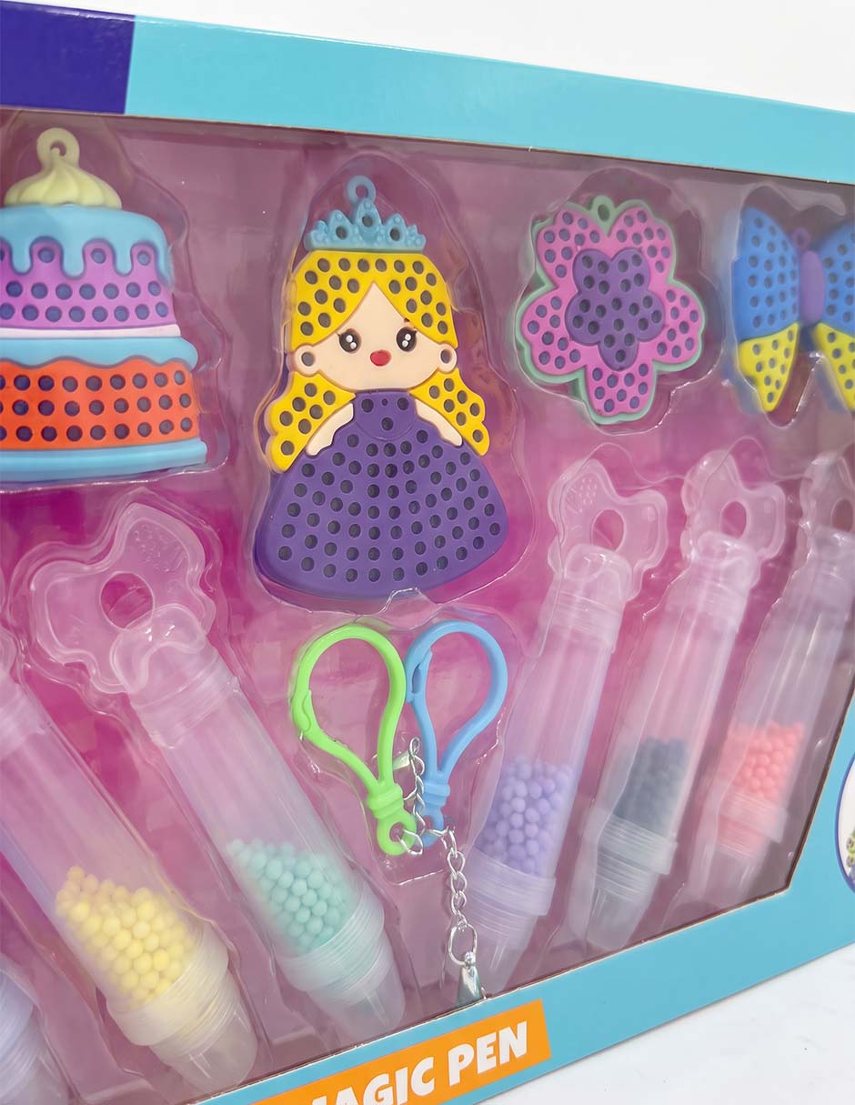 Kit de manualidades diy pluma de cuentas 3