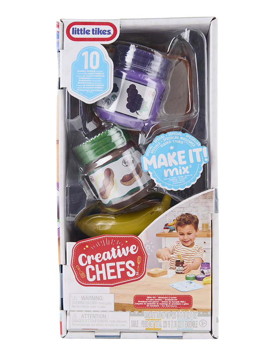 Set de juego creative chefs peanut butter and jelly kit