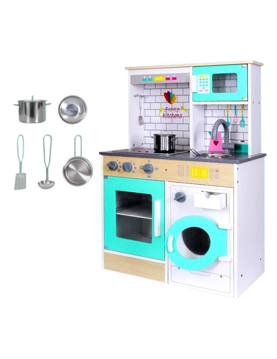 Set de cocina integral premium pingüe juego de rol para niños