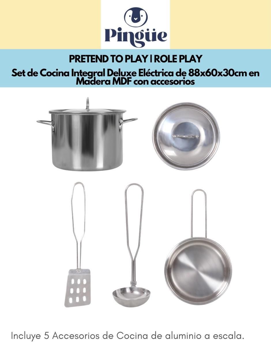 Set de cocina integral premium pingüe juego de rol para niños
