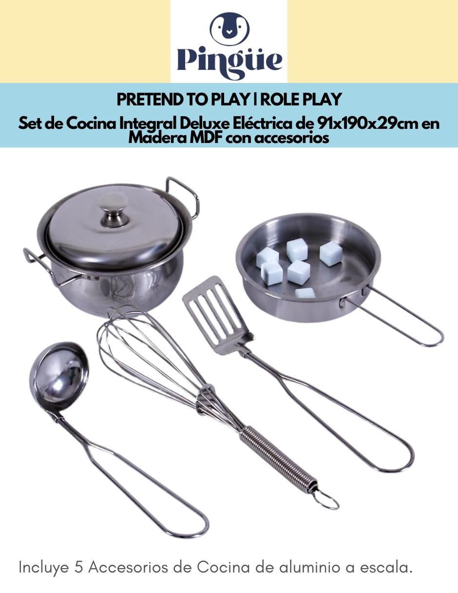 Set de cocina integral deluxe pingüe juego de rol para niños