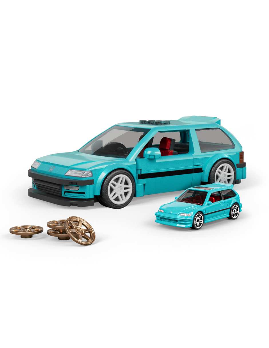 Set Construcción Hot Wheels Speed Custom '90 Honda Civic Ef Jhf62 Mattel Brickshop Set Construcción Hot Wheels Speed Custom '90 Honda Civic Ef Jhf62 Mattel Brickshop