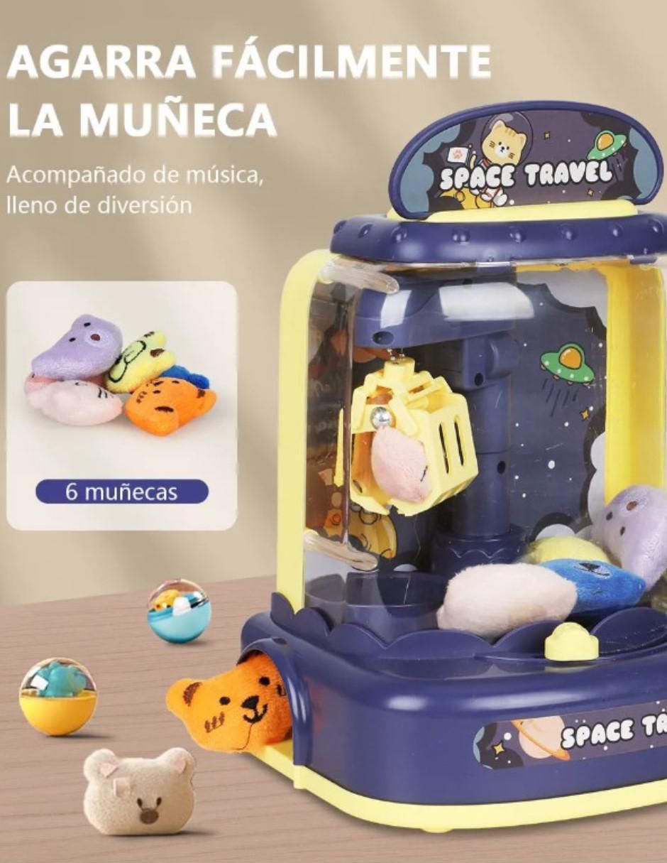 Juguete máquina de garras de juguete con luz y música Cm-Top