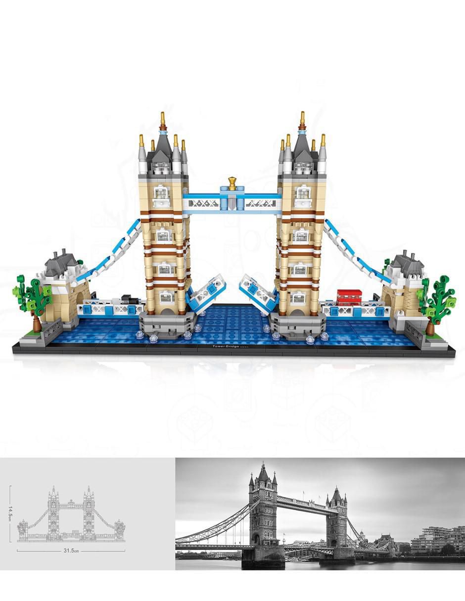 Bloques Cm-top Puente de Londres de juguete Toy766