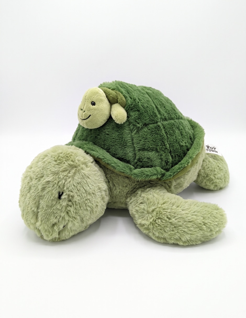 Peluche de tortuga de 21 cm