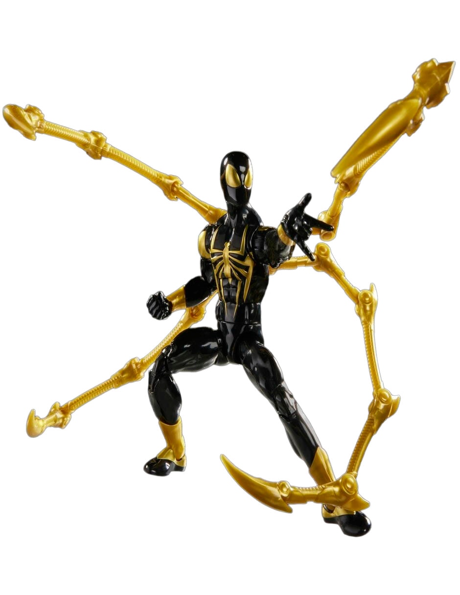 Figura de acción articulada Marvel Avengers Legends Series Iron Spider black and gold collectors Marvel