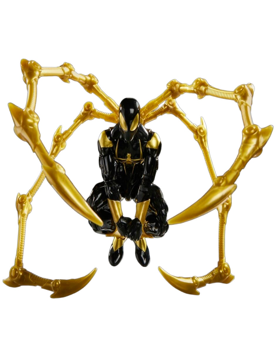 Figura de acción articulada Marvel Avengers Legends Series Iron Spider black and gold collectors Marvel