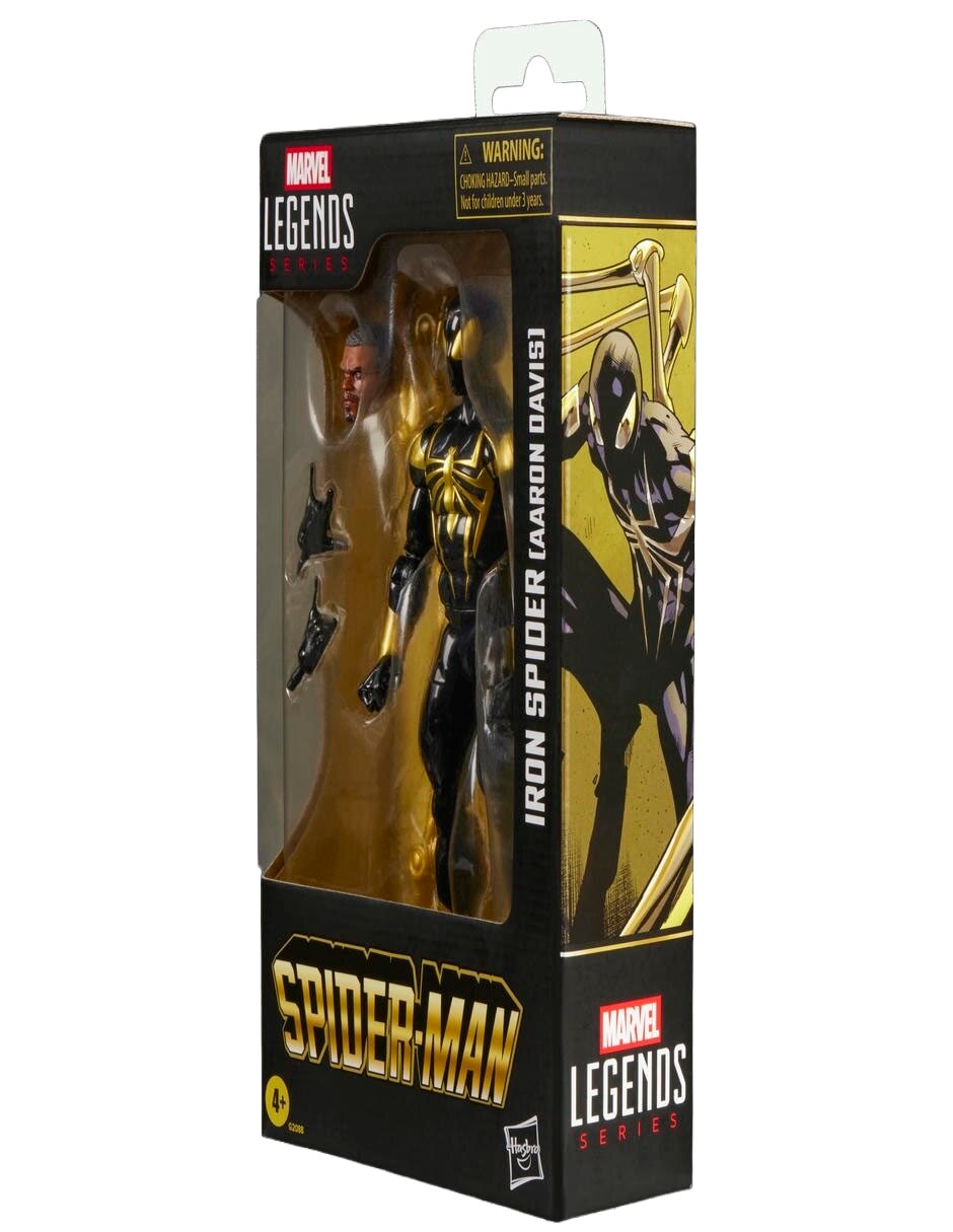 Figura de acción articulada Marvel Avengers Legends Series Iron Spider black and gold collectors Marvel