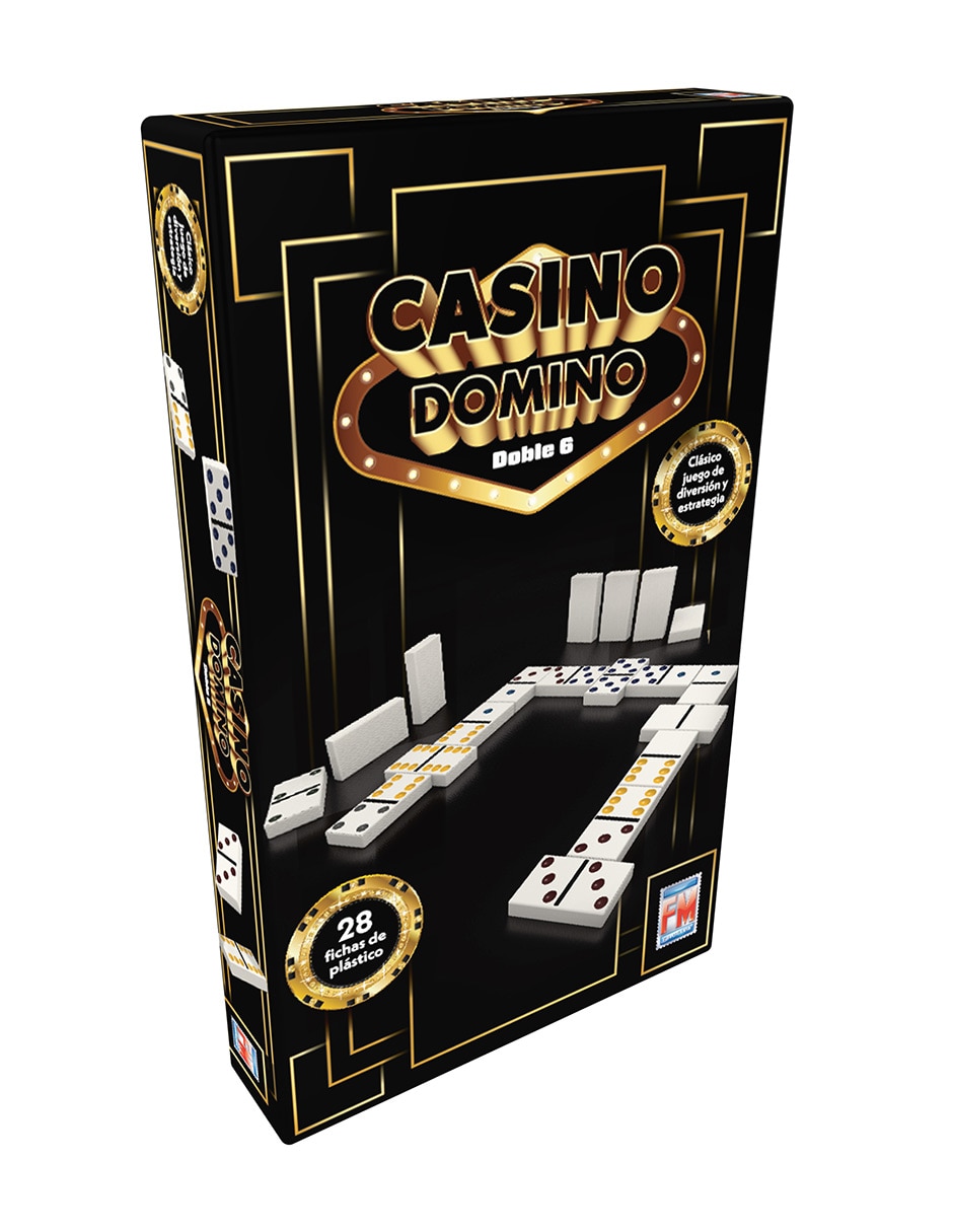 Dominó casino de plástico